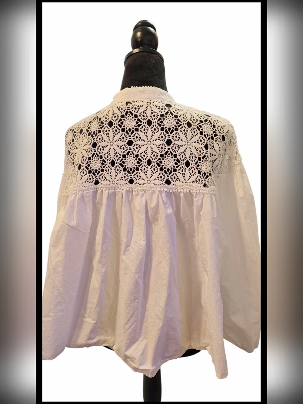 Dixie Button Up Blouse With Embroidered Detail, Boho